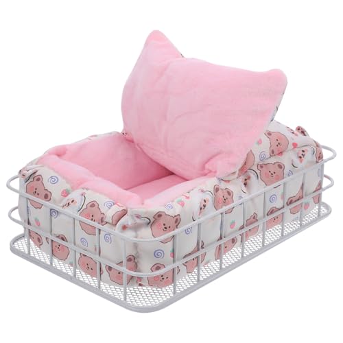 PartyKindom Winter Warm Hamster Hängematte Bett für Kleine Haustiere Atmungsaktiv Weich und Bequem mit Metallrahmen und Korb für Kaninchen Ratten Chinchillas Kleintierkäfig Zubehör PartyKindom Winter Warm Hamster Hängematte Bett für Kleine Haustiere Atmungsaktiv Weich und Bequem mit Metallrahmen und Korb für Kaninchen Ratten Chinchillas Kleintierkäfig Zubehör von PartyKindom