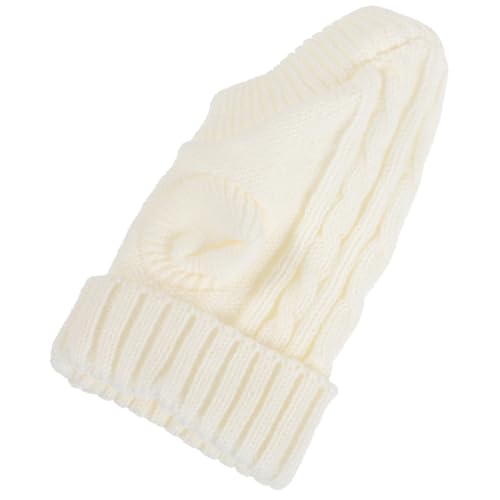 PartyKindom Winterwarmer Hundepullover für Kleine Hunde Atmungsaktiver Weicher Strickpullover in Cremefarbe Bequeme Hautfreundliche Hundebekleidung für Kalte Tage Leicht Anzuziehen und PartyKindom Winterwarmer Hundepullover für Kleine Hunde Atmungsaktiver Weicher Strickpullover in Cremefarbe Bequeme Hautfreundliche Hundebekleidung für Kalte Tage Leicht Anzuziehen und von PartyKindom
