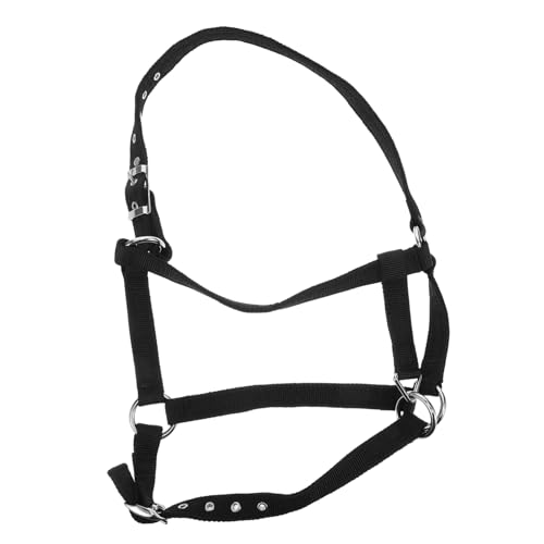 PartyKindom Zubehör Für Die Reitausbildung Ziegenausrüstung Wegbrechendes Pferdehalfter Gepolstertes Pferdehalfter Pferdekostüm Pferdehalfter Aus Seil Schafhalter Seilhalfter Nylon Black von PartyKindom