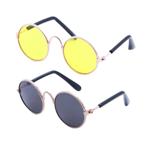 PartyKindom lustige Katzenbrille Brillen Hundekostüme züchten Welpe Schnuller Spaß hundesonnenbrille Dog Sunglasses Lustige Haustierbrille schnapsgläser Pet Brille Parodie -Parodie-Gläser von PartyKindom