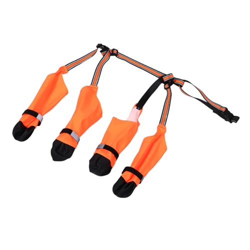 PartyKindom wasserdichte Hundeschuhe mit Verstellbaren Reflektorstreifen Atmungsaktivem Innenfutter rutschfeste Pfotenschutz Booties für Kleine Hunde bei Regen und Outdoor Aktivitäten PartyKindom wasserdichte Hundeschuhe mit Verstellbaren Reflektorstreifen Atmungsaktivem Innenfutter rutschfeste Pfotenschutz Booties für Kleine Hunde bei Regen und Outdoor Aktivitäten von PartyKindom