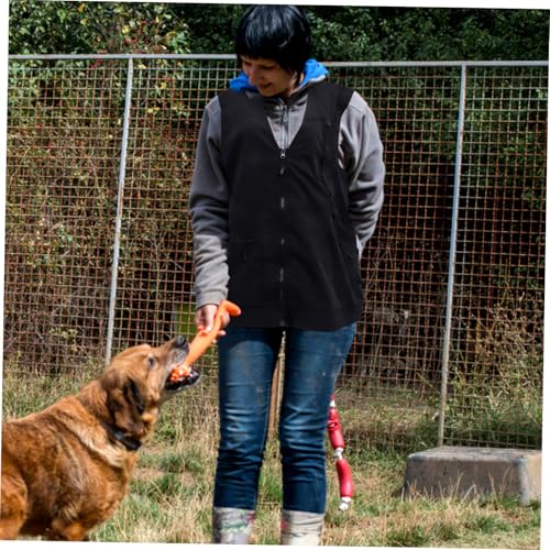 PartyKindom wasserdichte Hundetrainer Weste aus Atmungsaktivem mit Strapazierfähigen Taschen und Halterungen für Outdoor und Indoor Training Leichte Winddichte Trainingskleidung für von PartyKindom