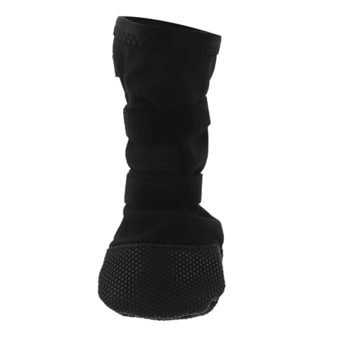 PartyKindom wasserdichte Verstellbare Hundeschuhe mit Leck Schutz für Wunden rutschfeste Pfotensocken mit Grip für Heiße Gehwege und Glatte Böden Atmungsaktiv für Outdoor Spaziergänge von PartyKindom