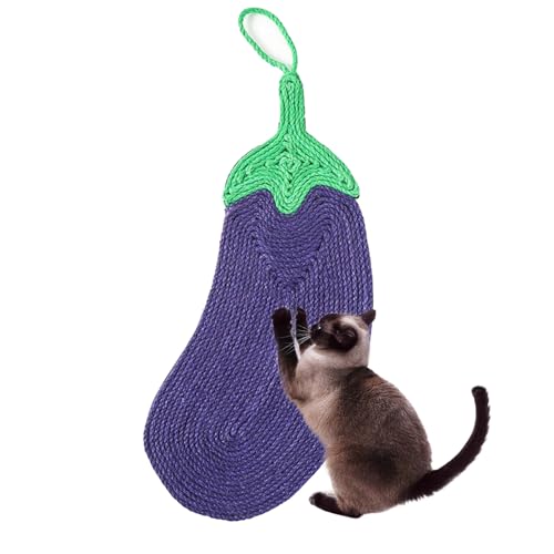 Pasdrucn Kratzbretter Katze Wand, Kratzpappe Für Katzen, Katzen Kratzbrett Wand Sofa, Kratzmatte Katze Sisal, Sisal Fußmatte Teppich Vorleger Für Sofa Möbel Tür Kratzschutz (Aubergine) von Pasdrucn