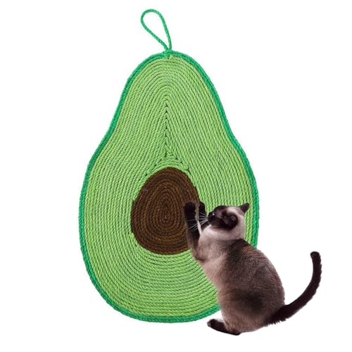 Pasdrucn Kratzbretter Katze Wand, Kratzpappe Für Katzen, Katzen Kratzbrett Wand Sofa, Kratzmatte Katze Sisal, Sisal Fußmatte Teppich Vorleger Für Sofa Möbel Tür Kratzschutz (Avocado) von Pasdrucn