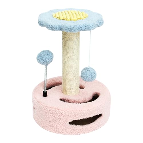 Pasdrucn Kratzpsäulen Für Katzen, Kratzbaum Klein 3 In 1, Kratzbaum Für Katzen Mit Ball, Katzenbaum, Katzenspielzeug, Kratzbaum Grosse Katzen Stabil, Kratztonne, Sisalstamm Für Indoor-Katzen (Rosa) Pasdrucn Kratzpsäulen Für Katzen, Kratzbaum Klein 3 In 1, Kratzbaum Für Katzen Mit Ball, Katzenbaum, Katzenspielzeug, Kratzbaum Grosse Katzen Stabil, Kratztonne, Sisalstamm Für Indoor-Katzen (Rosa) von Pasdrucn