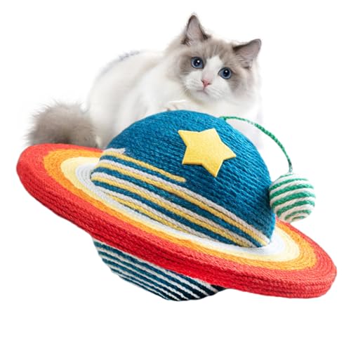 Pasdrucn Kratzsäule für Katzen, groß Kratzbaume für Katzen, Planet Kratzbäume für Hauskatzen, Sisal Seil Kratzer katzenbaum mit Hängendem Teaser Ball, Kratzbaum Klein für Kätzchen Oder Kleinere Pasdrucn Kratzsäule für Katzen, groß Kratzbaume für Katzen, Planet Kratzbäume für Hauskatzen, Sisal Seil Kratzer katzenbaum mit Hängendem Teaser Ball, Kratzbaum Klein für Kätzchen Oder Kleinere von Pasdrucn