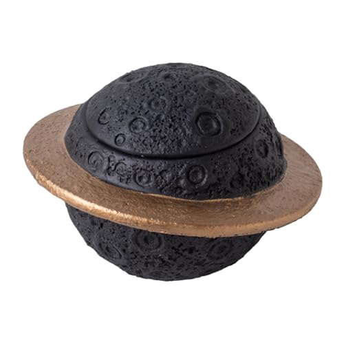 Pasdrucn Zementurne Für Haustiere, Urne Hunde Urne, Katzenurne Katzefür Asche, Tierurnen Für Katze, Tierurnen Für Hunde, Grabdeko, Katzenurnen Für Haustierasche (Schwarz) von Pasdrucn