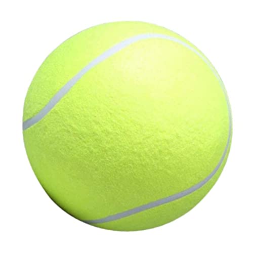 Big Tennis Ball aufblasbare Tennis Ball Hundeball Haustier Kaut Spielzeug Haustraining Spielzeugwerfler Chucker, aufblasbarer Tennis von Pastoralist