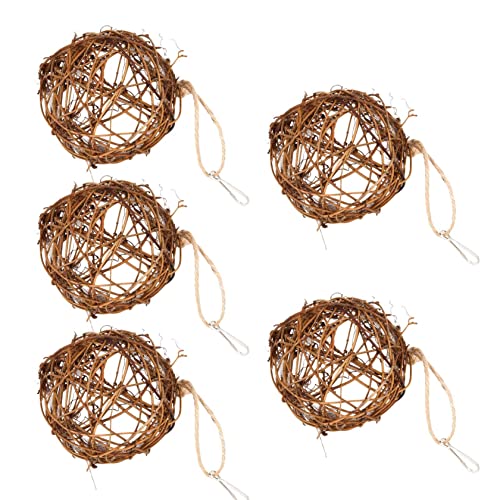 Hummingbird Nest5pcs Hummingbird Nistvogel -Nisthäuser und Nest nachfüllbare Niststationen im Freien Gärten Gärten Geschenke für Vogelliebhaber von Pastoralist