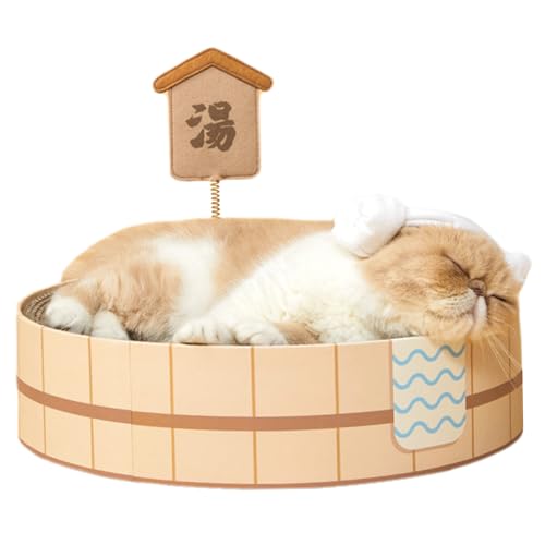 Katzenkratzer -Karton, 16x16x4 Spa -Themen runde Katzenpolster für Couch, Wellblecher Katzenkratzerbett für Innen- und Outdoor -Katzen, die Krallen, Katzenkratzer -Karton, Katzenkratzer B B Katzenkratzer -Karton, 16x16x4 Spa -Themen runde Katzenpolster für Couch, Wellblecher Katzenkratzerbett für Innen- und Outdoor -Katzen, die Krallen, Katzenkratzer -Karton, Katzenkratzer B B von Pastoralist