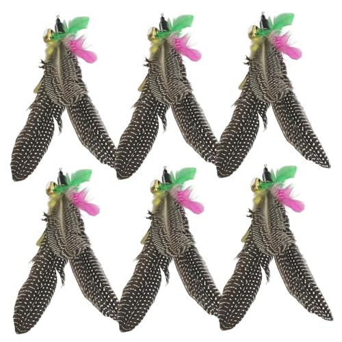 Katzenspielzeug Nachfüllungen, 6pcs Katzen Teaser Spielzeug Katzenstab nachfüllen Zauberstab Ersatz Katzenstab Cat Cat Fishing Stange Spielzeug nachfüllten Katzenwürmer Nachfüllungen, Katzenstab Spie Katzenspielzeug Nachfüllungen, 6pcs Katzen Teaser Spielzeug Katzenstab nachfüllen Zauberstab Ersatz Katzenstab Cat Cat Fishing Stange Spielzeug nachfüllten Katzenwürmer Nachfüllungen, Katzenstab Spie von Pastoralist