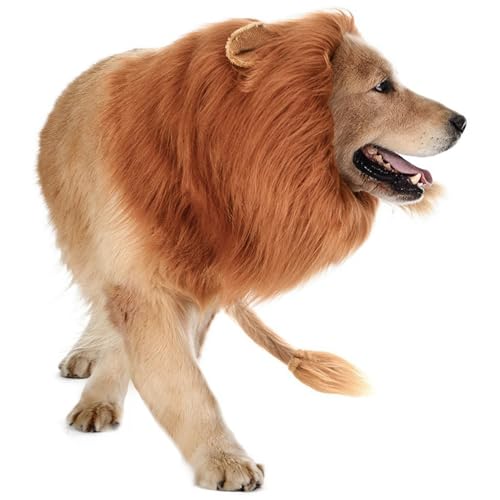 Mähne für Hund mit Schwanz lustige süße Hundehähne Freigröße Hunde Kostüm Dekorative Realistische Hund Kostüm für Halloween -Fotoshootings Party, Mähne für Hund Mähne für Hund mit Schwanz lustige süße Hundehähne Freigröße Hunde Kostüm Dekorative Realistische Hund Kostüm für Halloween -Fotoshootings Party, Mähne für Hund von Pastoralist