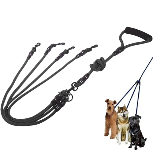 Multi -Griff -Hunde -Leine 360 ° Dreh 4 in 1 Haustier Walking Multi -Hunde -Leine mit gepolstertem Griff Abnehmbarer Hundeleine für Haustier Walking and Training Haustierliebhaber Geschenk, Hundele Multi -Griff -Hunde -Leine 360 ° Dreh 4 in 1 Haustier Walking Multi -Hunde -Leine mit gepolstertem Griff Abnehmbarer Hundeleine für Haustier Walking and Training Haustierliebhaber Geschenk, Hundele von Pastoralist