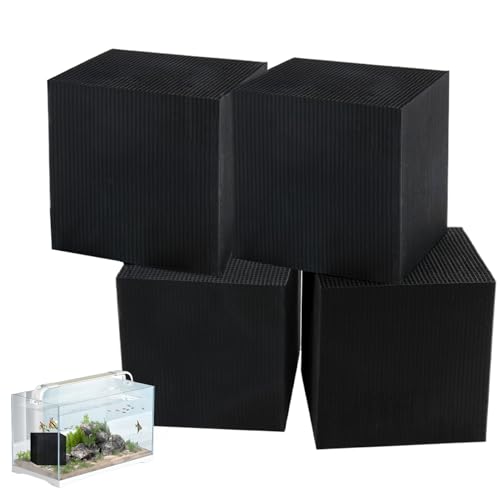 Pastoralist Aquariumwürfelfilter, 4pcs 4 Zoll aktiviertes Kohlenstoff Aquarium Wassertrogreiniger, wiederverwendbares Tierstock -Wassertank -Kohlenstofffilter für Aquarium Pastoralist Aquariumwürfelfilter, 4pcs 4 Zoll aktiviertes Kohlenstoff Aquarium Wassertrogreiniger, wiederverwendbares Tierstock -Wassertank -Kohlenstofffilter für Aquarium von Pastoralist
