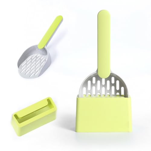 Pastoralist Katzenstreu Scoop, ABS Kitty Litter Scoop mit Halter, Katzenstreu Schaufel für Katzenstreubox Pastoralist Katzenstreu Scoop, ABS Kitty Litter Scoop mit Halter, Katzenstreu Schaufel für Katzenstreubox von Pastoralist