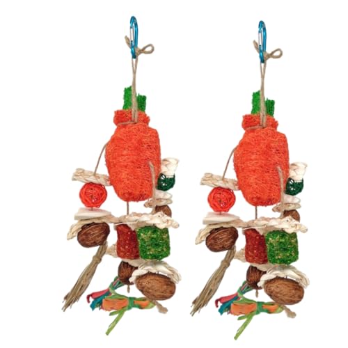 2 Packungen Vogelspielzeug, Papageienspielzeug Sittich Futtersuche Shredder Hängespielzeug Vogelball Leckereien Für Sittich Mini Ara Nymphensittich Lovebird Klein-Mittel Vögel 2 Packungen Vogelspielzeug, Papageienspielzeug Sittich Futtersuche Shredder Hängespielzeug Vogelball Leckereien Für Sittich Mini Ara Nymphensittich Lovebird Klein-Mittel Vögel von PatPatPet
