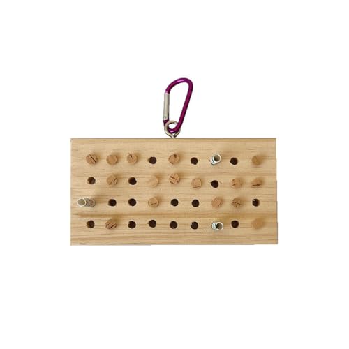 PatPatPet Hölzerne Vögel Hängende Tastaturstopfen, Beißspielzeug Für Vogelkäfige, Papageien-Futtersuchspielzeug, Vogelpuzzle-Training Und Kauspielzeug Mit Ersatzstopfen PatPatPet Hölzerne Vögel Hängende Tastaturstopfen, Beißspielzeug Für Vogelkäfige, Papageien-Futtersuchspielzeug, Vogelpuzzle-Training Und Kauspielzeug Mit Ersatzstopfen von PatPatPet