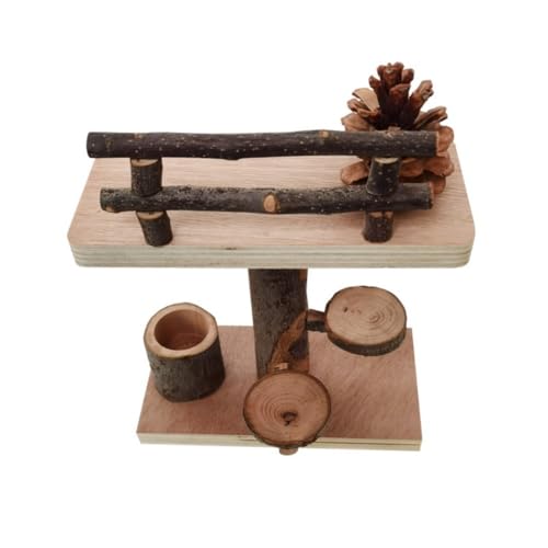 PatPatPet Hölzerne Hamster Spielplatz Plattform Klettern Spielzeug Natural Living Climb System, Kleintiere Aktivität Set Mit Leiter Food Bowl Ramp Bridge Für Maus Gerbil Ratte Chinchilla PatPatPet Hölzerne Hamster Spielplatz Plattform Klettern Spielzeug Natural Living Climb System, Kleintiere Aktivität Set Mit Leiter Food Bowl Ramp Bridge Für Maus Gerbil Ratte Chinchilla von PatPatPet