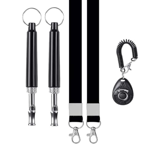 PatPatPet Hundetrainingsset-Set, 2 Ultraschall-Hundepfeifen Und 1 Clicker Für Das Aufhören des Bellens, Das Rückruftraining Oder Das Hundeverhaltenstraining PatPatPet Hundetrainingsset-Set, 2 Ultraschall-Hundepfeifen Und 1 Clicker Für Das Aufhören des Bellens, Das Rückruftraining Oder Das Hundeverhaltenstraining von PatPatPet