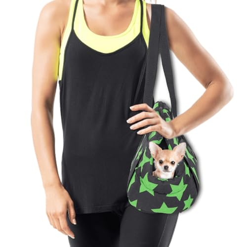 Bedruckte Tasche für Haustiere, robust und leicht, mit Fächern und Sicherheitsgurt, ideal für Transport und Spaziergänge. Bedruckte Tasche für Haustiere, robust und leicht, mit Fächern und Sicherheitsgurt, ideal für Transport und Spaziergänge. von Patapalooza