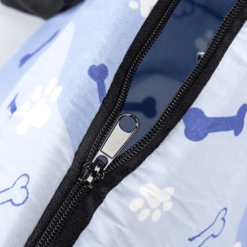 Bedruckte Tasche für Haustiere mit Stärke, Komfort, Tasche und verstellbarem Riemen; ideal für sicheren Transport und Spaziergänge. von Patapalooza