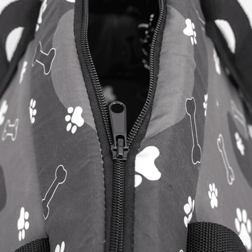 Bedruckte Tasche für Haustiere mit robustem Design, leicht zu reinigen und bequem zu handhaben; ideal für Spaziergänge und sicheren Transport von Tieren. von Patapalooza
