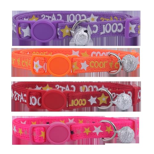 Dekoratives Halsband mit Katzenmuster, individuelle Passform, Robustes Material, ideal für Haustiere und Outdoor-Aktivitäten. von Patapalooza