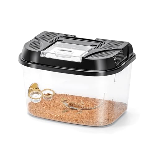 Futterspender aus Kunststoff mit doppelter Schüssel, ideal für Lebensmittel und Wasser, Haustiere im Innen- und Außenbereich. von Patapalooza