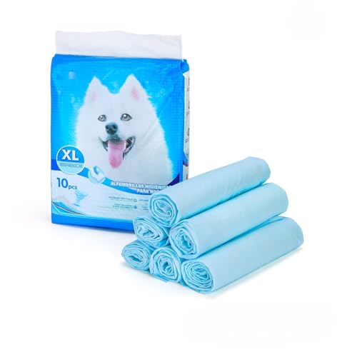 Hygienematte für Haustiere, 10 Stück, saugfähige Oberfläche und einfache Reinigung, ideal für Training und Tierkomfort. von Patapalooza