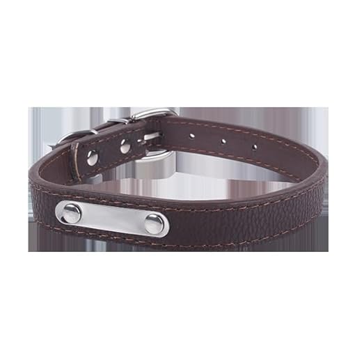 Katzenhalsband aus PU-Leder mit Metallblech, verstellbar und robust, ideal für Sicherheit und Komfort bei Spaziergängen. Katzenhalsband aus PU-Leder mit Metallblech, verstellbar und robust, ideal für Sicherheit und Komfort bei Spaziergängen. von Patapalooza
