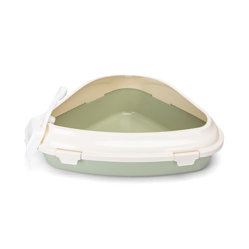 Katzentoilette mit Schaufel, kompaktes Design, einfache Reinigung, Robustes Material, ideal für die Hygiene und den Komfort Ihres Haustiers. Katzentoilette mit Schaufel, kompaktes Design, einfache Reinigung, Robustes Material, ideal für die Hygiene und den Komfort Ihres Haustiers. von Patapalooza