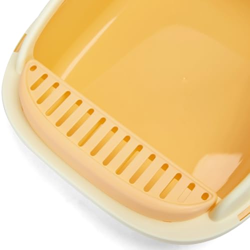 Katzentoilette mit Schaufel, kompaktes Design, einfache Reinigung und Geruchskontrollsystem; ideal für die Pflege und Hygiene von Haustieren. von Patapalooza