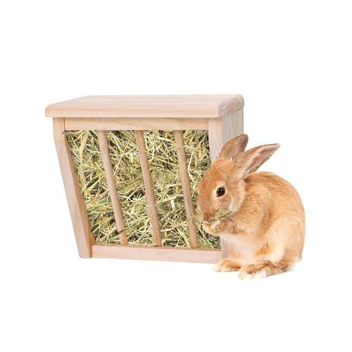 Kleiner Heufutterspender, kompaktes Design, einfache Reinigung, ideal für Haustiere und kleine Tiere, fördert gesunde Ernährung. von Patapalooza
