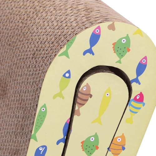 Kratzbaum für Katzen, 2-in-1, Robustes Design, Sisaloberfläche, ideal zum Schärfen von Krallen und zur Verhinderung von Schäden an Möbeln. von Patapalooza