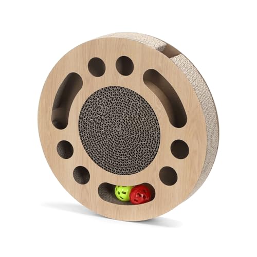 Kratzbaum für Katzen, rund, 2-in-1, mit Sisaloberfläche und Spielfläche, ideal zum Kratzen und Unterhalten Ihrer Haustiere. Kratzbaum für Katzen, rund, 2-in-1, mit Sisaloberfläche und Spielfläche, ideal zum Kratzen und Unterhalten Ihrer Haustiere. von Patapalooza