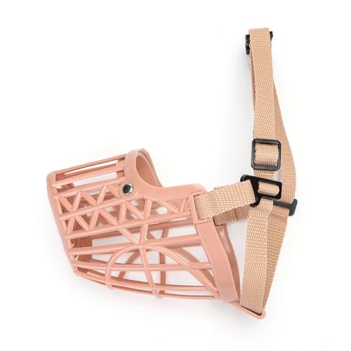 Maulkorb für Hunde, Robustes Material, belüftetes Design, verstellbar, ideal für sichere Spaziergänge und Tierarztbesuche. von Patapalooza