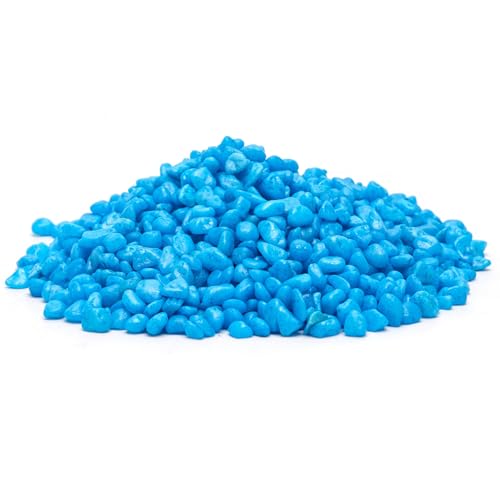 Patapalooza Blauer dekorativer Kies für Aquarien, ideal für Wasserlandschaftsbau, natürliche Umgebungen und verbessert das Wohlbefinden der Fische. Patapalooza Blauer dekorativer Kies für Aquarien, ideal für Wasserlandschaftsbau, natürliche Umgebungen und verbessert das Wohlbefinden der Fische. von Patapalooza