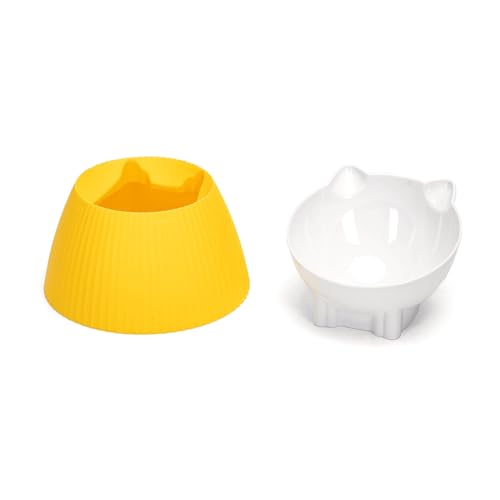 Patapalooza Erhöhter Katzenschüssel: Rutschfestes Design, verstellbare Höhe, Robustes Material; fördert eine bessere Haltung und erleichtert das Füttern. Patapalooza Erhöhter Katzenschüssel: Rutschfestes Design, verstellbare Höhe, Robustes Material; fördert eine bessere Haltung und erleichtert das Füttern. von Patapalooza