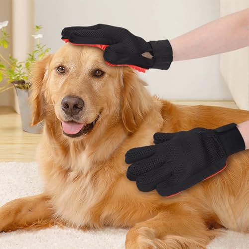 Patapalooza Exklusive Handschuhe für die Pflege von Haustieren, robust, bequem, leicht zu reinigen; ideal zum Bürsten, Baden und Verwöhnen Ihrer Tiere. von Patapalooza