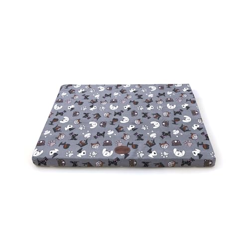 Patapalooza Gemustertes Schaumstoffkissen für Haustiere, weich und waschbar, ideal für Erholung und Komfort von Tieren zu Hause. Patapalooza Gemustertes Schaumstoffkissen für Haustiere, weich und waschbar, ideal für Erholung und Komfort von Tieren zu Hause. von Patapalooza