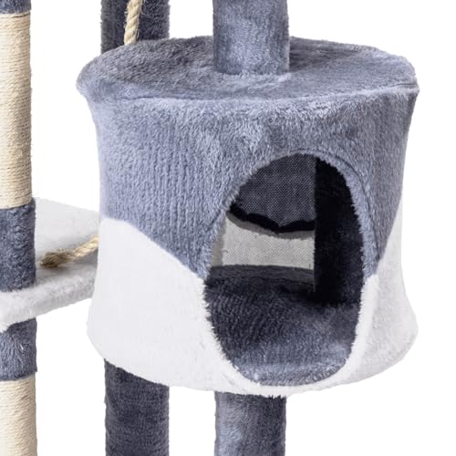Patapalooza Großer mehrschichtiger Katzenbaum mit Kratzbrettern, Plattformen und Verstecken, ideal für Spaß und Erholung von Katzen. Patapalooza Großer mehrschichtiger Katzenbaum mit Kratzbrettern, Plattformen und Verstecken, ideal für Spaß und Erholung von Katzen. von Patapalooza