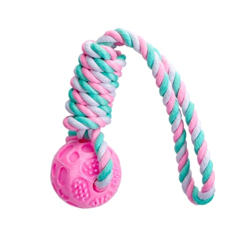 Patapalooza Hundespielzeug aus Baumwollseil mit Ball und TPR-Griff, ideal zum Kauen, Spielen und zur Förderung der Zahngesundheit. Patapalooza Hundespielzeug aus Baumwollseil mit Ball und TPR-Griff, ideal zum Kauen, Spielen und zur Förderung der Zahngesundheit. von Patapalooza