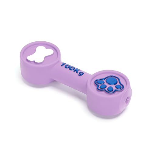 Patapalooza Hundespielzeug mit quietschendem Geräusch, Hantelform, ideal zum Spielen und zur Stimulierung der körperlichen und geistigen Bewegung Ihres Haustiers. Patapalooza Hundespielzeug mit quietschendem Geräusch, Hantelform, ideal zum Spielen und zur Stimulierung der körperlichen und geistigen Bewegung Ihres Haustiers. von Patapalooza