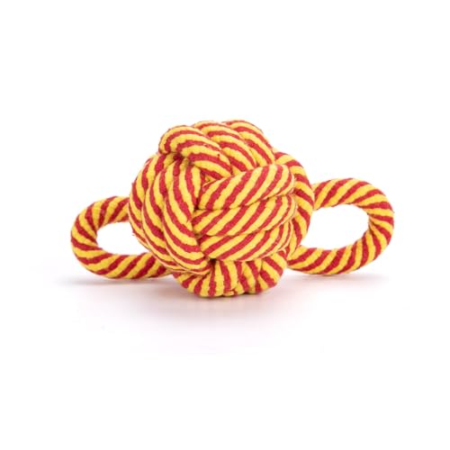 Patapalooza Hundespielzeugball mit Baumwollseil, robust und langlebig, ideal zum Spielen und Stimulieren Ihres Haustiers. Patapalooza Hundespielzeugball mit Baumwollseil, robust und langlebig, ideal zum Spielen und Stimulieren Ihres Haustiers. von Patapalooza