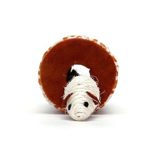 Patapalooza Kratzbaum für Katzen, Leopardenmuster, robust und langlebig, ideal zum Krallenschärfen und Spielen, fördert Bewegung und Unterhaltung. von Patapalooza