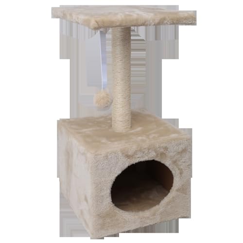Patapalooza Kratzbaum für Katzen: Robustes Design, verstellbare Höhe, rutschfeste Basis; ideal für Spiel und Nagelpflege. von Patapalooza