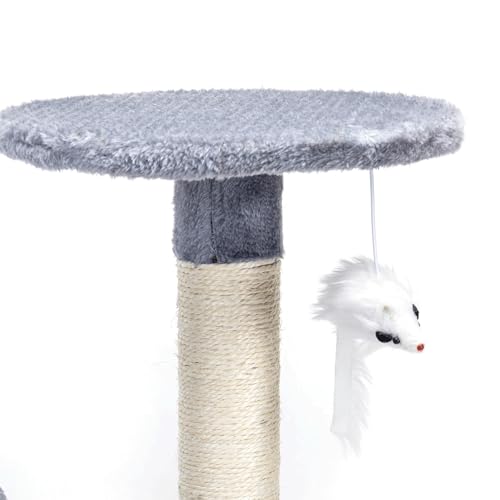 Patapalooza Mehrschichtiger Mini-Katzenbaum mit Kratzbaum und Plattformen, ideal für Unterhaltung und Erholung von Katzen. von Patapalooza