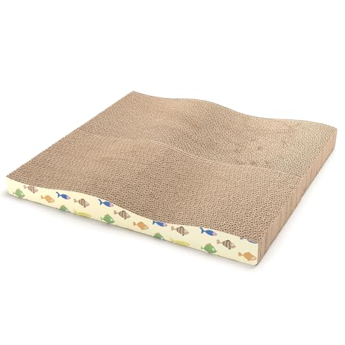 Patapalooza Quadratischer Kratzbaum für Katzen – kompaktes Design, Oberfläche aus Sisal, stabile Basis, ideal zum Schärfen von Nägeln und zur Vermeidung von Schäden an Möbeln. von Patapalooza