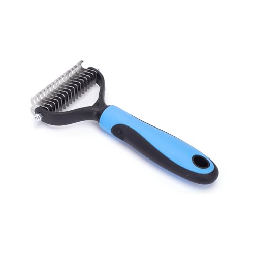Patapalooza Rechen für Haustiere mit weichen und ergonomischen Borsten, ideal zum Entfernen von losen Haaren und zum Halten des Fells sauber und gesund. von Patapalooza